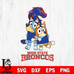 Boise State Broncos Bluey & Bingo 3 Svg Eps Dxf Png File, NCAA svg, Digital Download, Instant Download