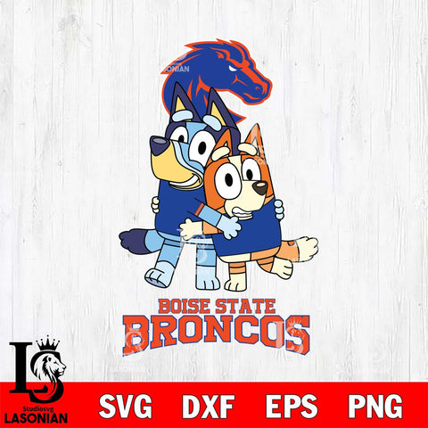 Boise State Broncos Bluey & Bingo 3 Svg Eps Dxf Png File, NCAA svg, Digital Download, Instant Download