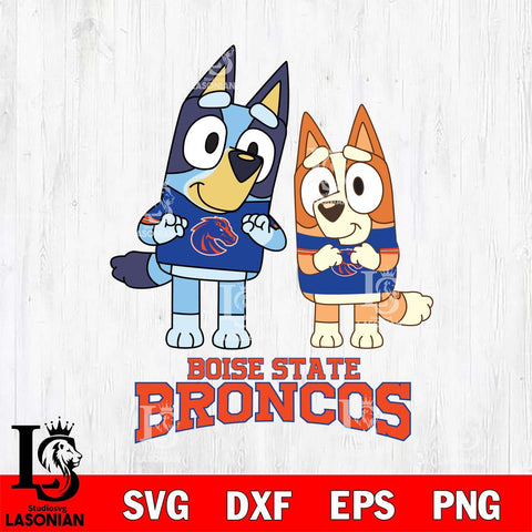 Boise State Broncos Bluey & Bingo 6 Svg Eps Dxf Png File, NCAA svg, Digital Download, Instant Download