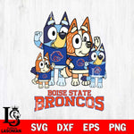 Boise State Broncos Bluey & Bingo 7 Svg Eps Dxf Png File, NCAA svg, Digital Download, Instant Download