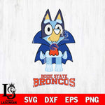 Boise State Broncos Bluey Dracula Halloween Svg Eps Dxf Png File, Digital Download, Instant Download