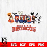 Boise State Broncos Bluey Halloween Svg Eps Dxf Png File, Digital Download, Instant Download