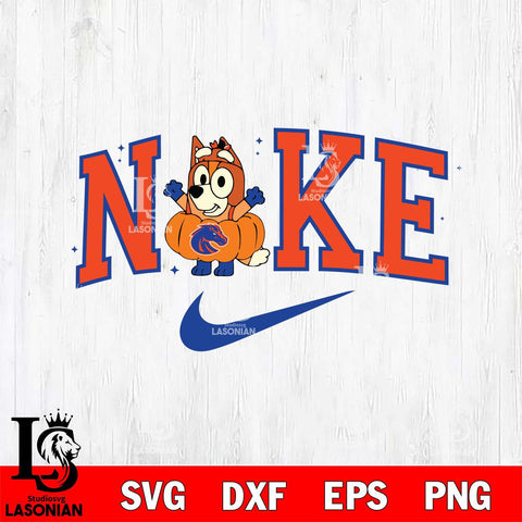 Boise State Broncos Bluey Halloween Nike NCAA Svg Eps Dxf Png File, Digital Download, Instant Download
