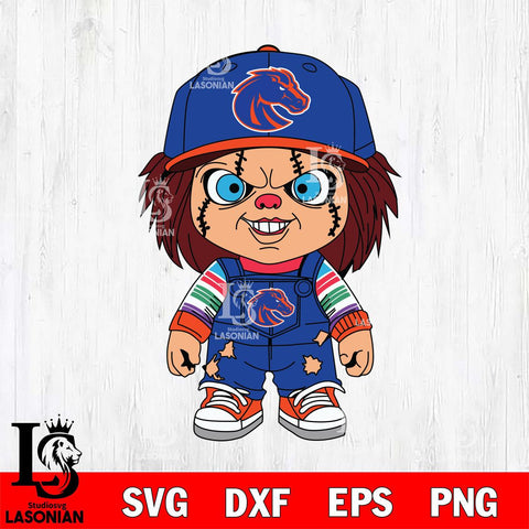 Boise State Broncos Chucky Football Horror Halloween Svg Eps Dxf Png File, NCAA svg, Digital Download, Instant Download
