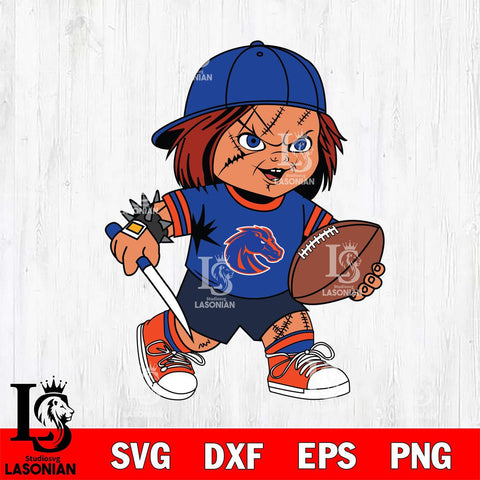 Boise State Broncos Chucky Horror 10 Svg Eps Dxf Png File, NCAA svg, Digital Download, Instant Download