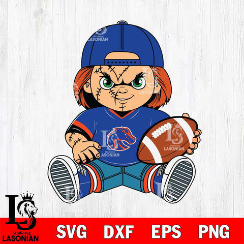 Boise State Broncos Chucky Horror 3 Svg Eps Dxf Png File, NCAA svg, Digital Download, Instant Download