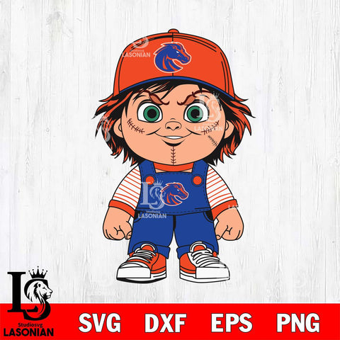 Boise State Broncos Chucky Horror Svg Eps Dxf Png File, NCAA svg, Digital Download, Instant Download