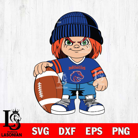 Boise State Broncos Chucky Horror 4 Svg Eps Dxf Png File, NCAA svg, Digital Download, Instant Download
