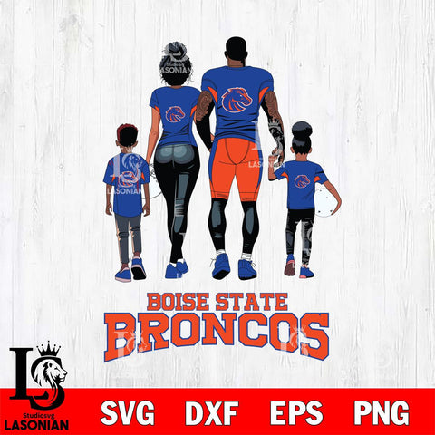 Boise State Broncos Family Love Rugby SVG DXF EPS PNG FILE,NCAA SVG, Father day Digital Download,Instant Download, Silhouette