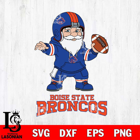 Boise State Broncos Gnome football player File Cut, NCAA SVG, Digital Download , Criucut , Silhouette