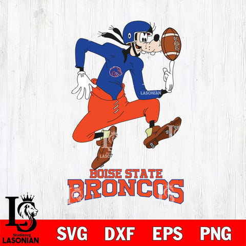 Boise State Broncos Goofy Circus Football SVG DXF EPS PNG FILE,NCAA svg ,Football Digital Download,Instant Download, Silhouette
