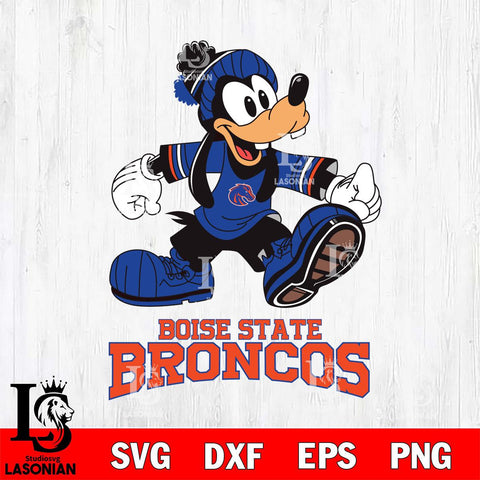 Boise State Broncos Goofy Cool Sport SVG DXF EPS PNG FILE,NCAA svg ,Football Digital Download,Instant Download, Silhouette