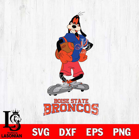 Boise State Broncos Goofy Player SVG DXF EPS PNG FILE,NCAA svg ,Football Digital Download,Instant Download, Silhouette
