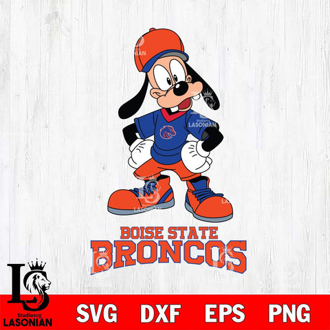 Boise State Broncos Goofy Sport SVG DXF EPS PNG FILE,NCAA svg ,Football Digital Download,Instant Download, Silhouette