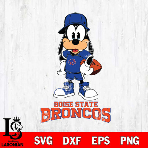 Boise State Broncos Goofy rugby SVG DXF EPS PNG FILE,NCAA svg ,Football Digital Download,Instant Download, Silhouette