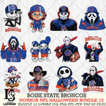 Boise State Broncos Halloween Bundle 12 SVG Svg Eps Dxf Png File, NCAA bundle svg, Digital Download, Instant Download