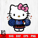Boise State Broncos Hello Kitty Cheerleader Svg Eps Dxf Png File, Digital Download, Instant Download
