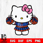 Boise State Broncos Hello Kitty Cheerleader 9 Svg Eps Dxf Png File, Digital Download, Instant Download