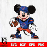Boise State Broncos Mickey Mouse Svg Eps Dxf Png File, NCAA svg, Digital Download, Instant Download