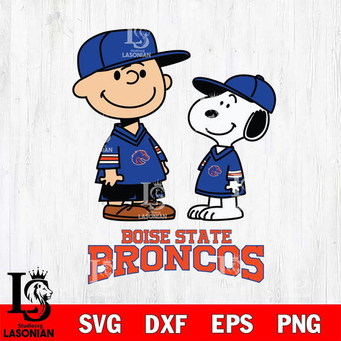 Boise State Broncos Peanuts Snoopy Football SVG DXF EPS PNG FILE,Snoopy File Cut, NCAA Digital Download,Instant Download,Christmas Silhouette