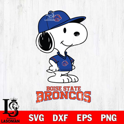 Boise State Broncos Snoopy Football sport SVG DXF EPS PNG FILE,Snoopy File Cut, NCAA Digital Download,Instant Download,Christmas Silhouette
