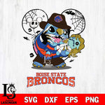 Boise State Broncos Stitch Freddy Krueger Halloween Svg Eps Dxf Png File, Digital Download, Instant Download