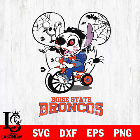 Boise State Broncos Stitch Jigsaws Halloween Svg Eps Dxf Png File, Digital Download, Instant Download