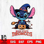 Boise State Broncos Stitch witch Svg Eps Dxf Png File, NCAA svg, Digital Download, Instant Download