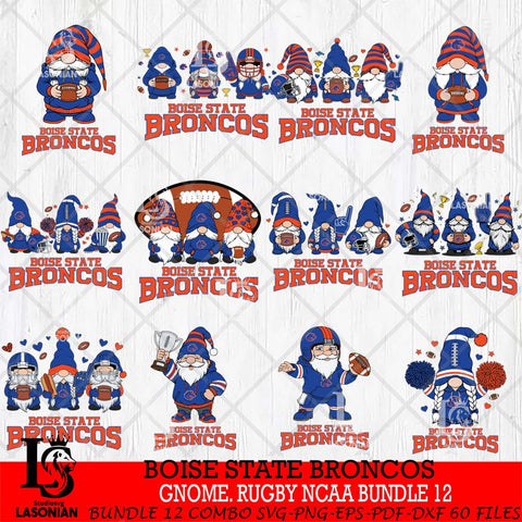 Boise State Broncos  Gnome Football NCAA Bundle File Cut, NCAA SVG, Digital Download , Criucut , Silhouette