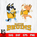 Boston Bruins Bluey Dance Svg Eps Dxf Png File, Digital Download, Instant Download