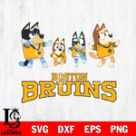 Boston Bruins Bluey Dance Mode Squats Svg Eps Dxf Png File, Digital Download, Instant Download