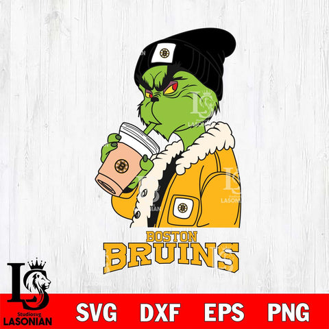Boston Bruins Grinch Bougie Football Svg Eps Dxf Png File, Digital Download, Instant Download