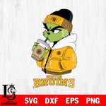 Boston Bruins Grinch Bougie Sport Svg Eps Dxf Png File, Digital Download, Instant Download