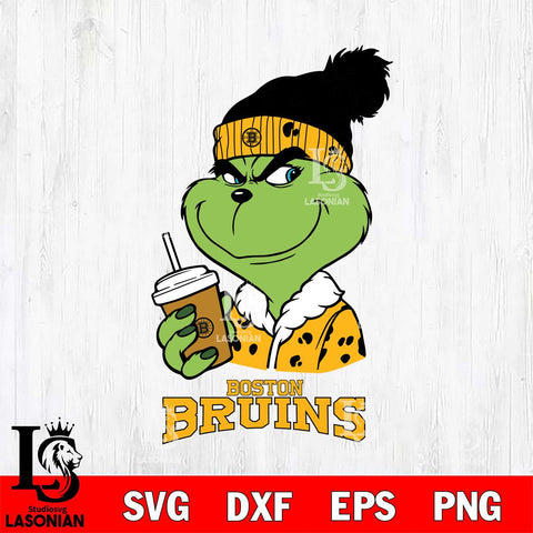 Boston Bruins Grinch hat Svg Eps Dxf Png File, Digital Download, Instant Download