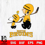 Boston Bruins Peanuts Hockey Svg Eps Dxf Png File, Digital Download , Instant Download, Svg Files
