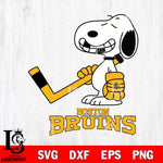 Boston Bruins Snoopy NHL Hockey SVG DXF EPS PNG FILE,NHL File Cut,Disney Digital Download,Instant Download, Silhouette