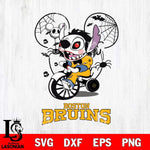 Boston Bruins Stitch Jigsaws Halloween Svg Eps Dxf Png File, Digital Download, Instant Download