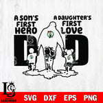 Boston Celtics A Son's first hero a daughter first love basketball Svg Eps Dxf Png File, Digital Download, Instant Download