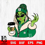 Boston Celtics Boujee Grinch 9 Svg Eps Dxf Png File, Digital Download, Instant Download