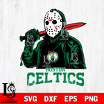 Boston Celtics Jason Voorhees Horror 12 Svg Eps Dxf Png File, NBA svg, Digital Download, Instant Download