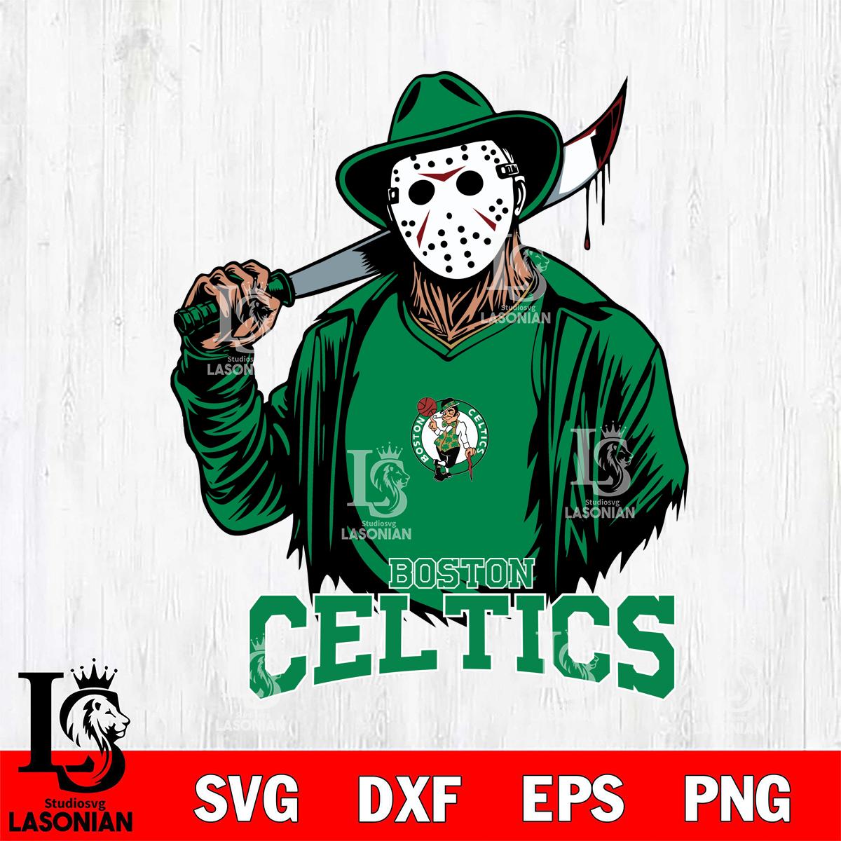 Boston Celtics Jason Voorhees Horror 13 – lasoniansvg