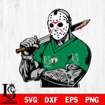 Boston Celtics Jason Voorhees Horror 6 Svg Eps Dxf Png File, NBA svg, Digital Download, Instant Download
