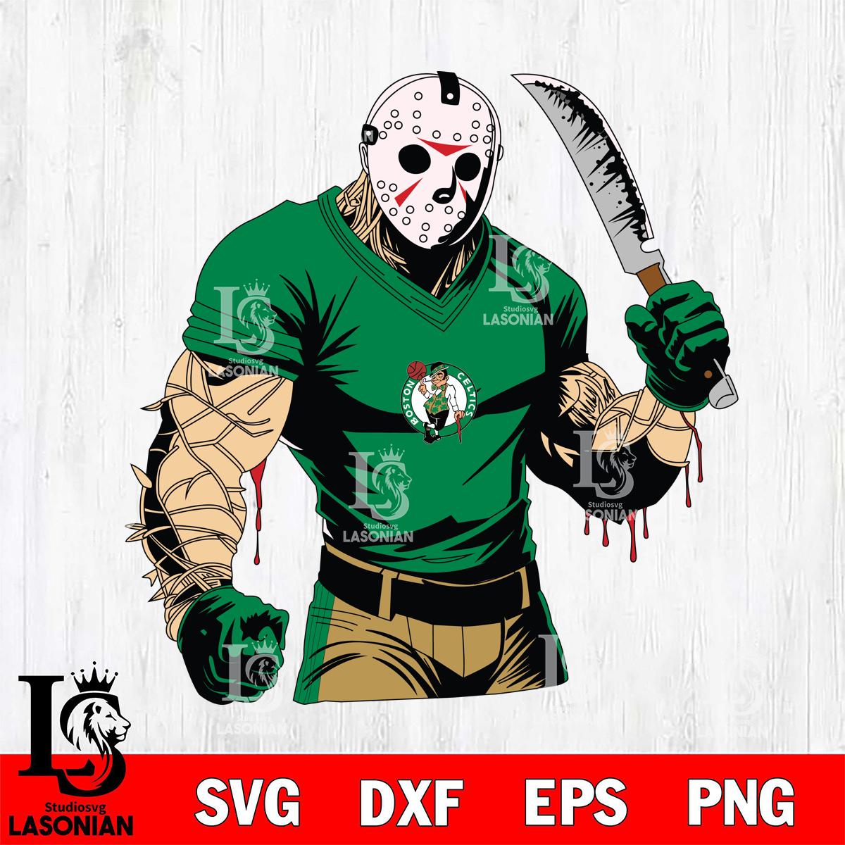Boston Celtics Jason Voorhees Horror 8 – lasoniansvg