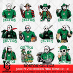 Boston Celtics Jason Voorhees NBA Bundle 12 SVG Eps Dxf Png File, Bundle NBA svg, Digital Download, Instant Download