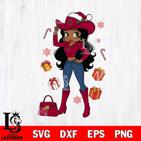 Boston College Eagles Betty Boop Cowboy File Cut, NCAA SVG DXF EPS PNG PDF File, Digital Download , Criucut , Silhouette