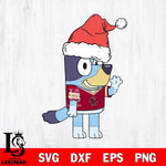 Boston College Eagles Bluey Christmas Svg Eps Dxf Png File, Digital Download, Instant Download