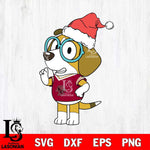 Boston College Eagles Bluey Honey Christmas Svg Eps Dxf Png File, Digital Download, Instant Download