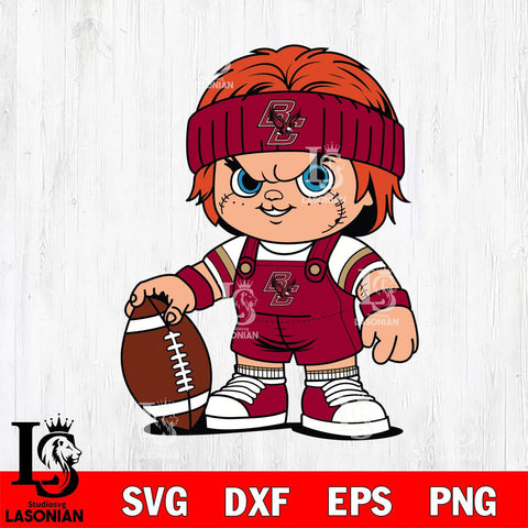 Boston College Eagles Chucky Horror 5 Svg Eps Dxf Png File, NCAA svg, Digital Download, Instant Download
