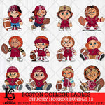Boston College Eagles Chucky Horror Bundle 12 SVG Eps Dxf Png File, Bundle NCAA svg, Digital Download, Instant Download