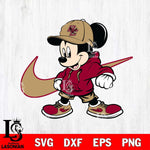 Boston College Eagles Cool Mickey Mouse Svg Eps Dxf Png File, NCAA svg, Digital Download, Instant Download